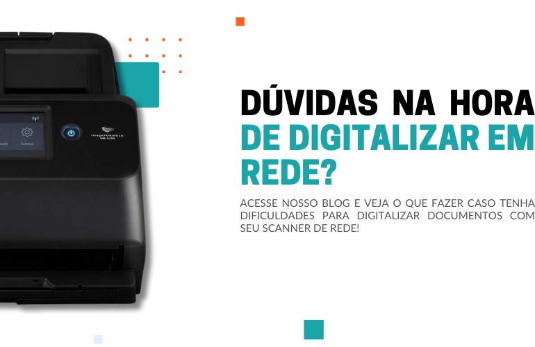 Não consigo digitalizar em rede, o que fazer?