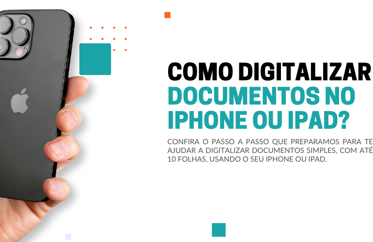 como digitalizar documentos no iphone ou ipad