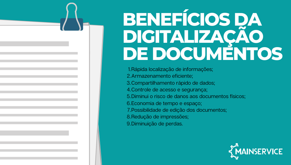 beneficios da digitalização de documentos