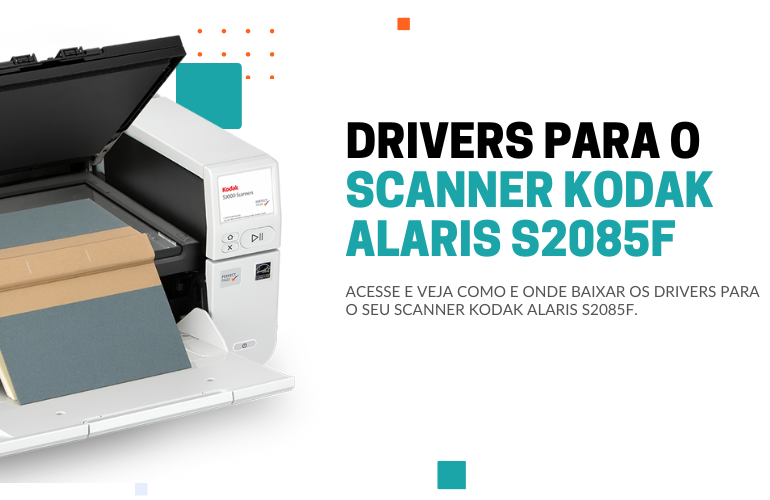Onde fazer o download dos drivers do Scanner Kodak Alaris S2085f