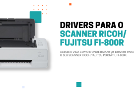 Onde fazer o download dos drivers do Scanner PORTÁTIL FI-800R