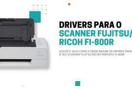 Onde fazer o download dos drivers do Scanner PORTÁTIL FI-800R