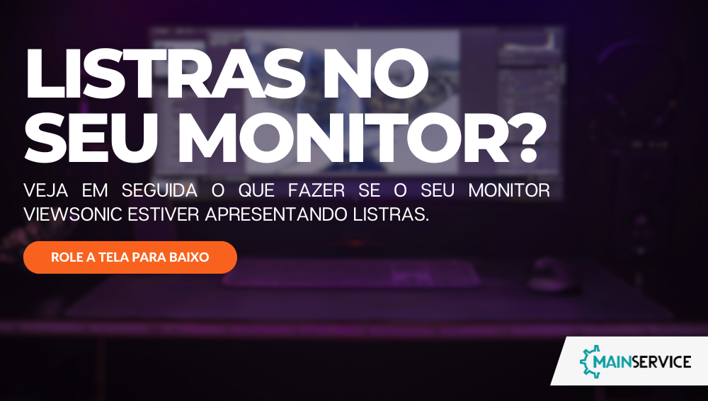 MONITOR VIEWSONIC COM LISTRAS O QUE FAZER E COMO CONSERTAR