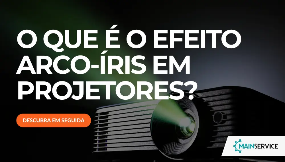Efeito Arco-íris no projetor
