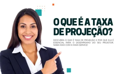 O que é a taxa de projeção?